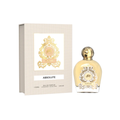 Perfume bottle and packaging with 'Absolute' label on a white background