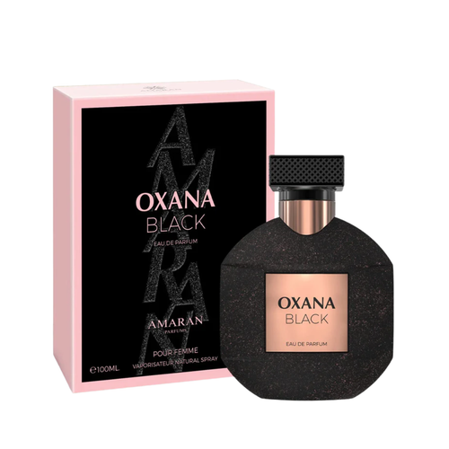 Amaran Oxana Black Eau de Parfum 100ml perfume bottle