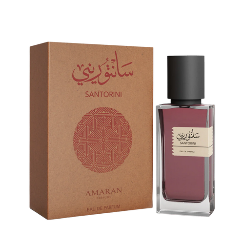 Amaran Santorini Eau de Parfum 100ml perfume bottle packaging