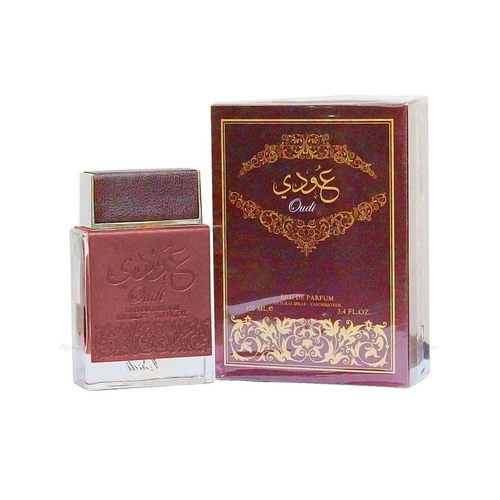 Ard Al Zaafaran Oudi 100ml EDP bottle with oud and incense notes, offering a long-lasting and captivating incense fragrance.