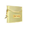 Camara Catwalk Eau de Parfum 80ml in a stylish gold leather case with a high-heeled shoe charm, featuring the Catwalk logo.