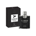 Camara El Dorado Avenue 100ml with box, showcasing a sleek black bottle design for a long-lasting men's fragrance with pineapple, Turkish rose, vanilla, and ambergris.