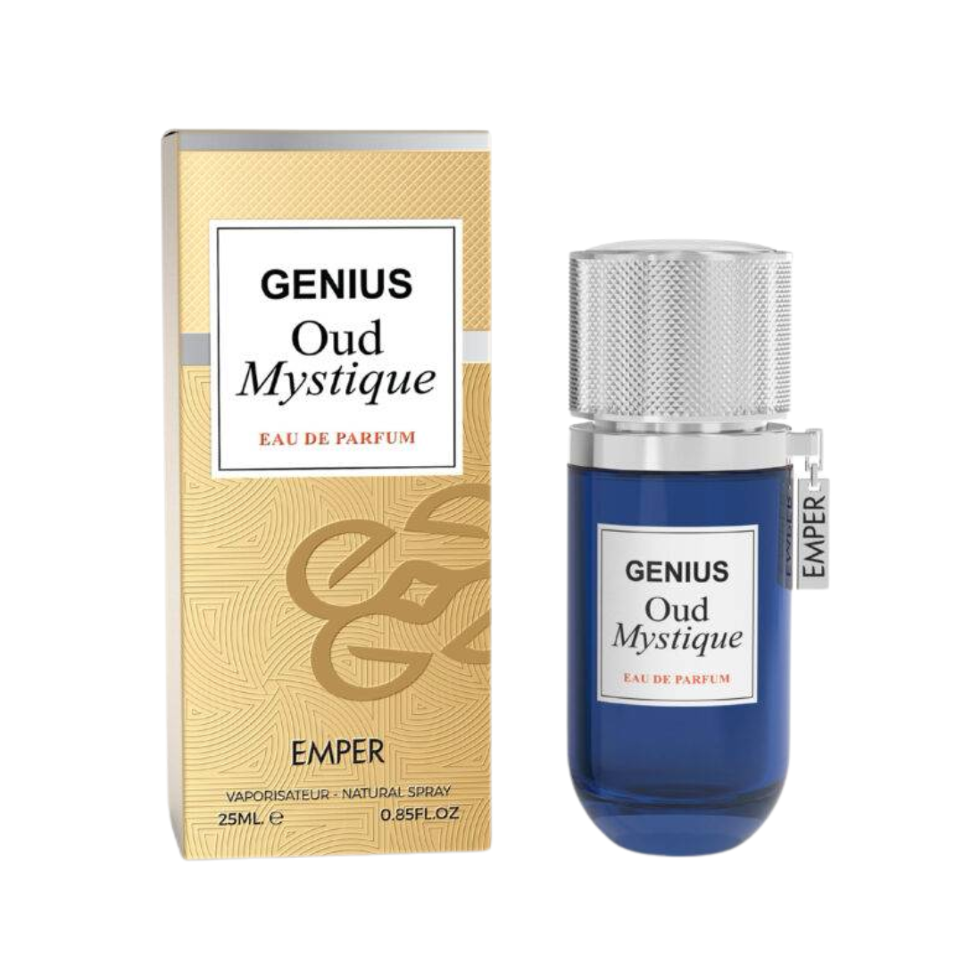 Emper Genius Oud Mystique Eau de Parfum 25ml perfume bottle