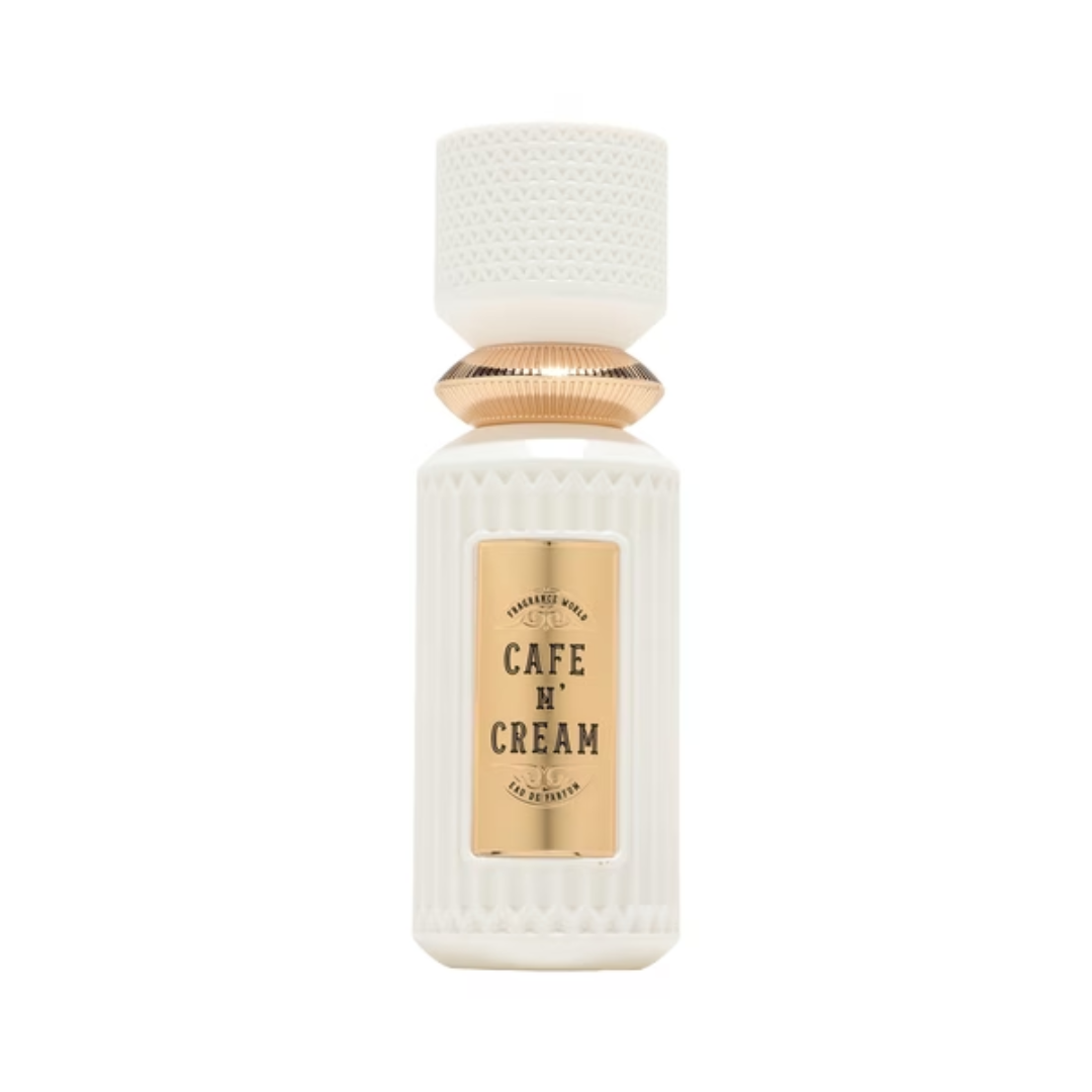 Fragrance World Cafe N’ Cream Eau de Parfum 100ml perfume bottle