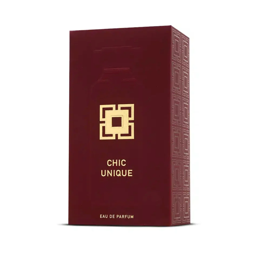 Fragrance World Chic Unique Eau De Parfum 100ml luxury bottle