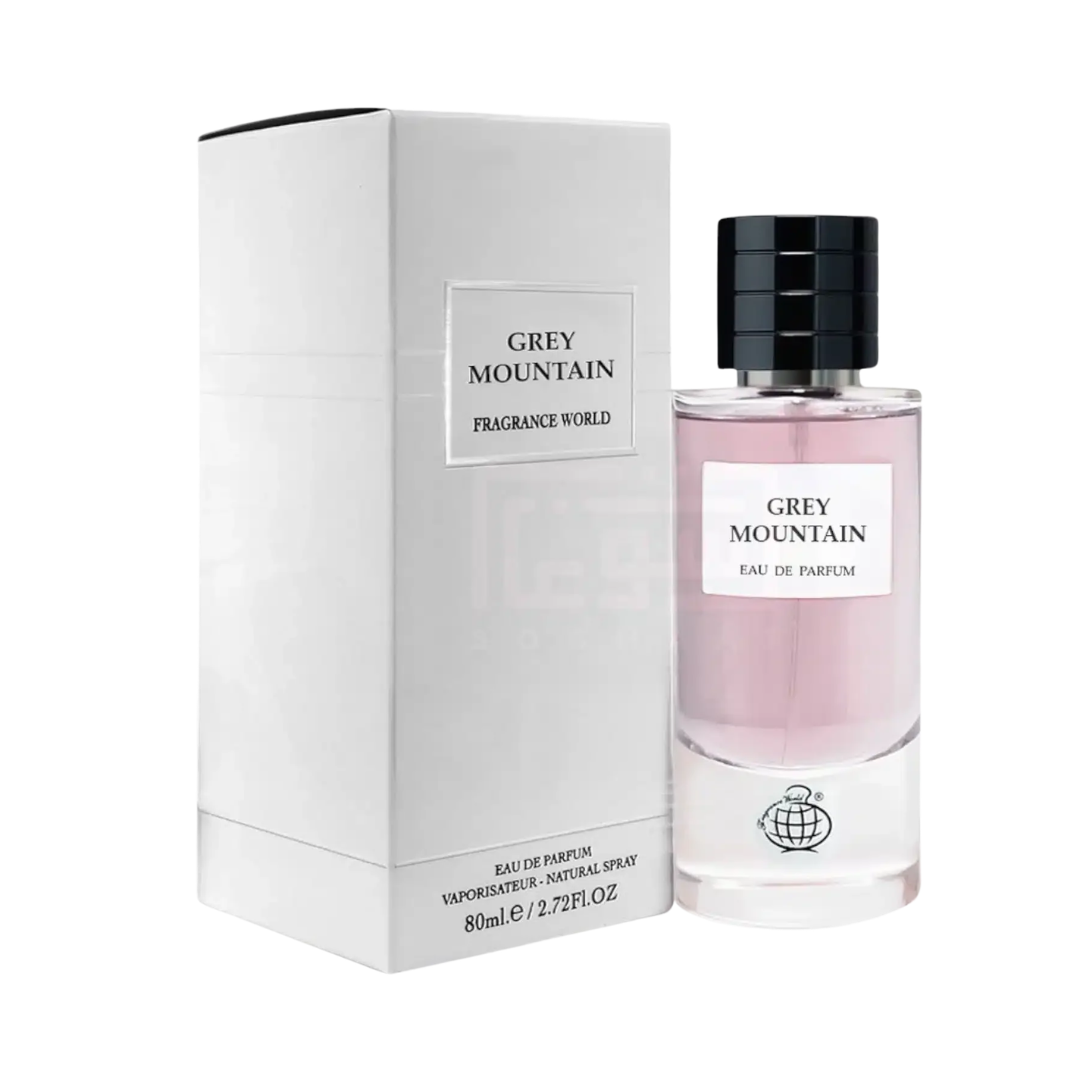Fragrance World Grey Mountain Eau de Parfum 80ml bottle