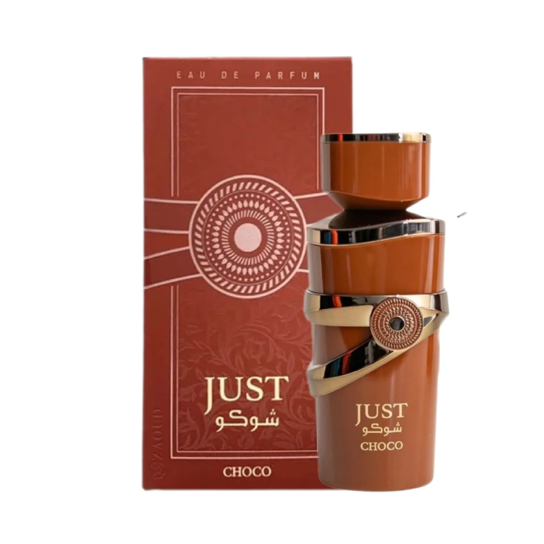 Fragrance World Just Choco Eau de Parfum 100ml bottle