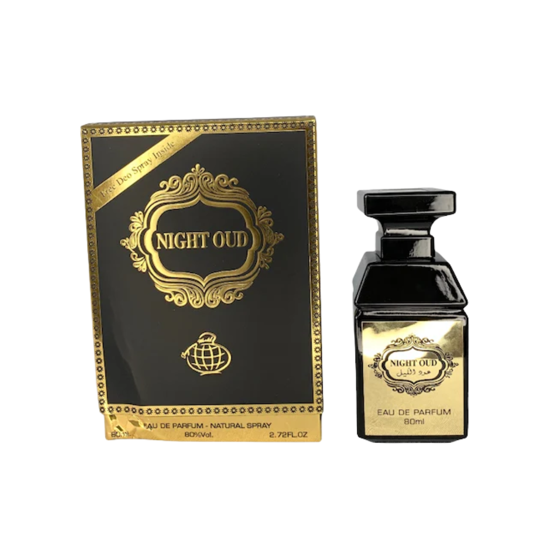 Fragrance World Night Oud 80ml EDP Unisex with Box