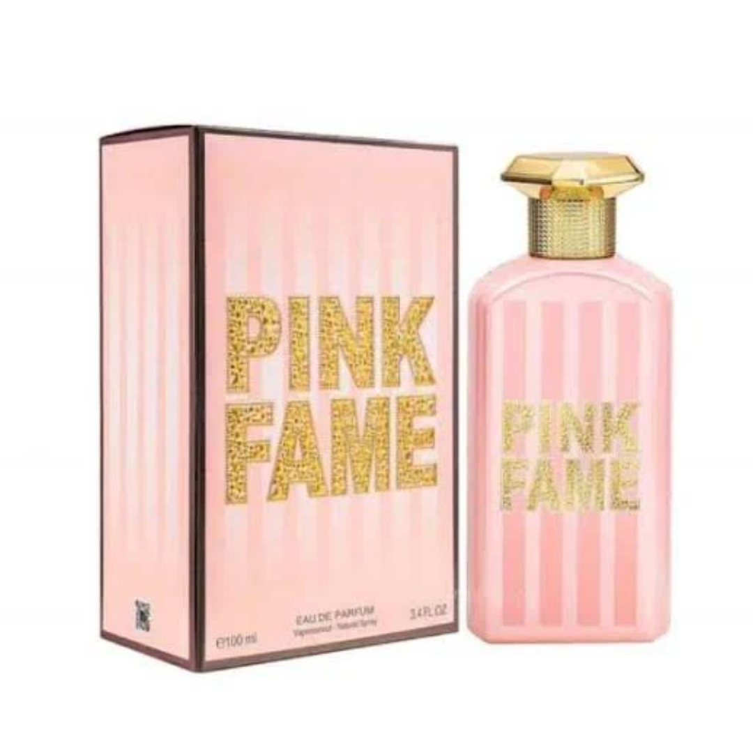 Fragrance World Pink Fame Eau De Parfum 100ml Bottle – Floral Gourmand Fragrance
