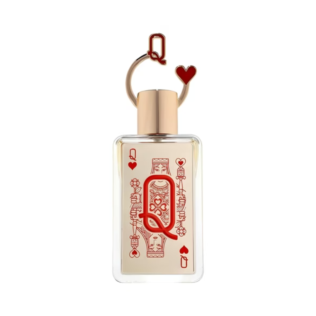 Fragrance World Queen of Hearts Eau De Parfum 80ml Bottle – Floral Scent