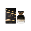 La Fede Aura Kiss of Rose by Khadlaj 100ml Eau de Parfum perfume bottle displayed with its black and gold luxury box packaging