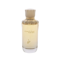 La Fede Musk Sahra 100ml Eau de Parfum long-lasting amber fragrance bottle with soft cream-gold glass design and matching cap displayed on a clean background