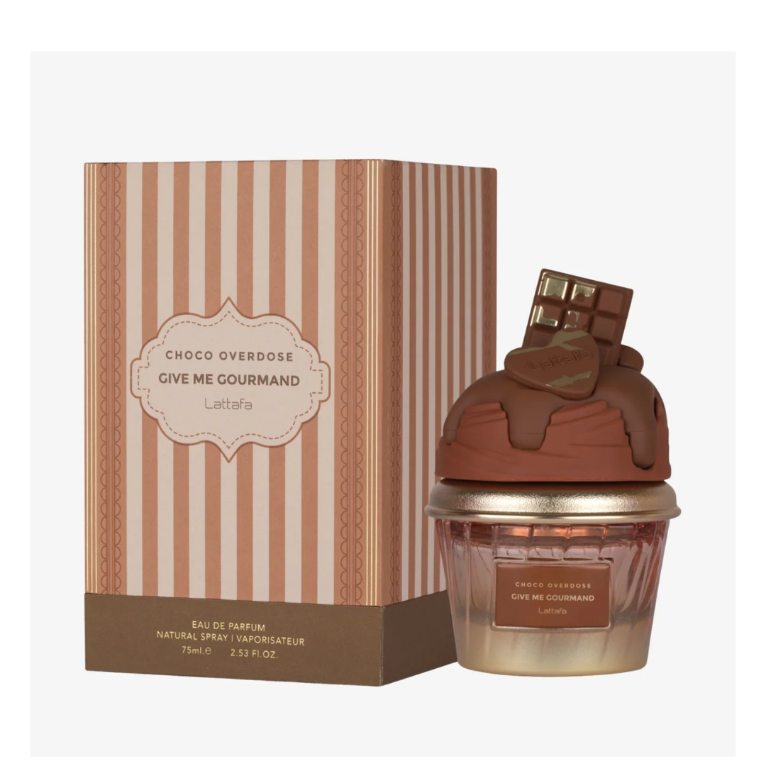 Lattafa Give Me Gourmand Choco Overdose 75ml Parfum bottle