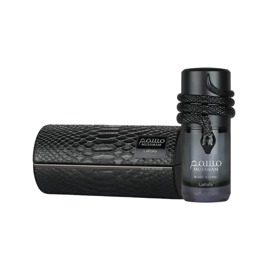 Lattafa Musamam Black Intense 100ml EDP Unisex with black case