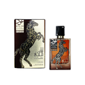 Lattafa Oud Lail Maleki 100ml EDP bottle with oud, saffron, and vanilla notes, offering a long-lasting, luxurious unisex fragrance.