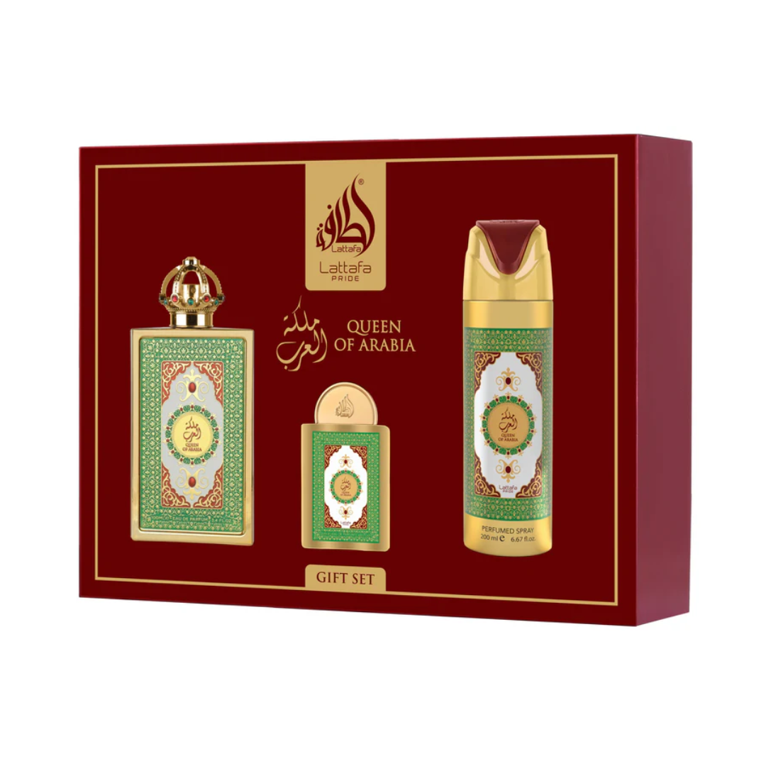 Lattafa Pride Queen of Arabia Gift Set – Tropical Vanilla Fragrance