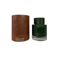 Lattafa Qaa’ed Al Shabaab 100ml bottle with spicy leather, osmanthus, and agarwood oud fragrance notes