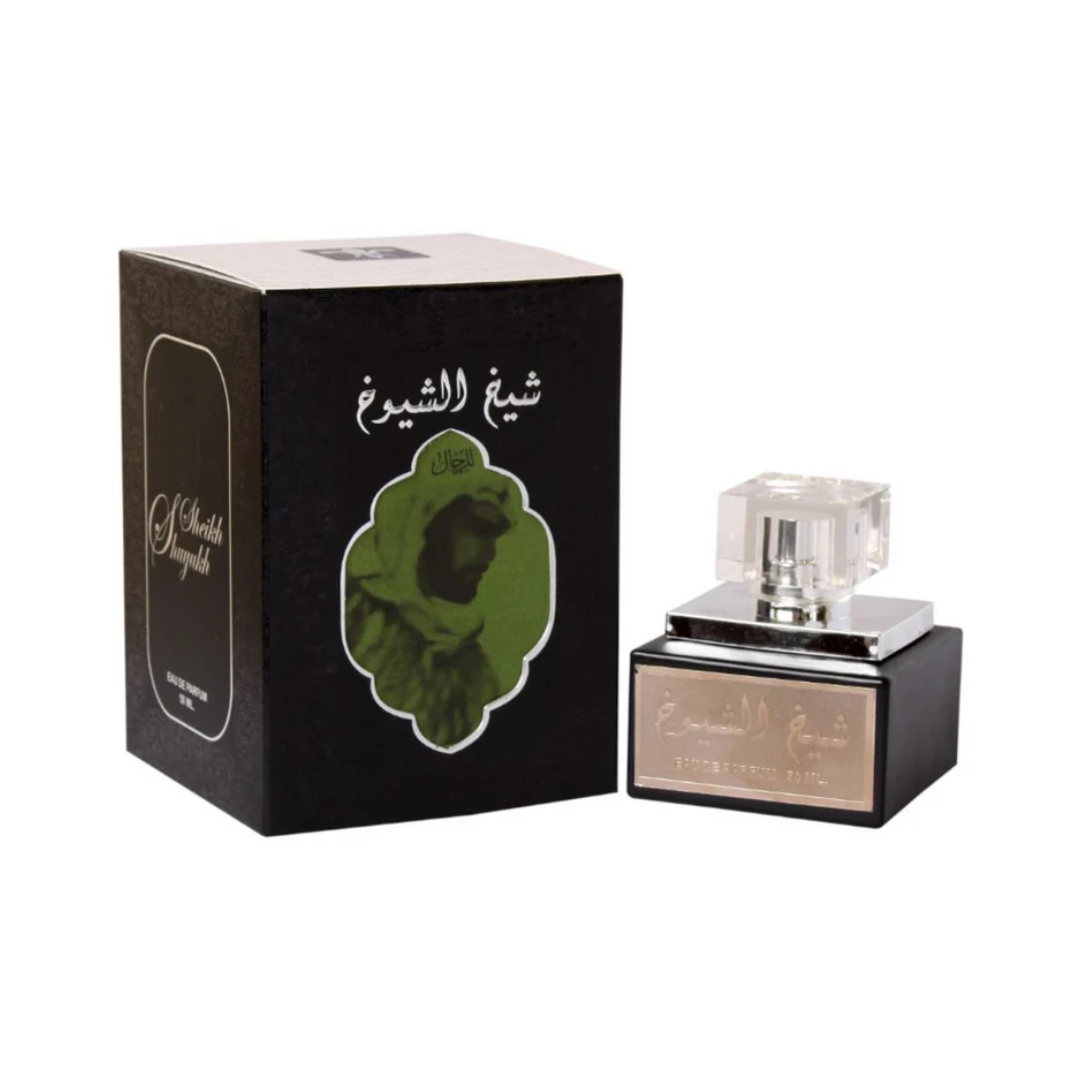 Lattafa Sheikh Al Shuyukh Black 100ml Eau De Parfum with Elegant Packaging