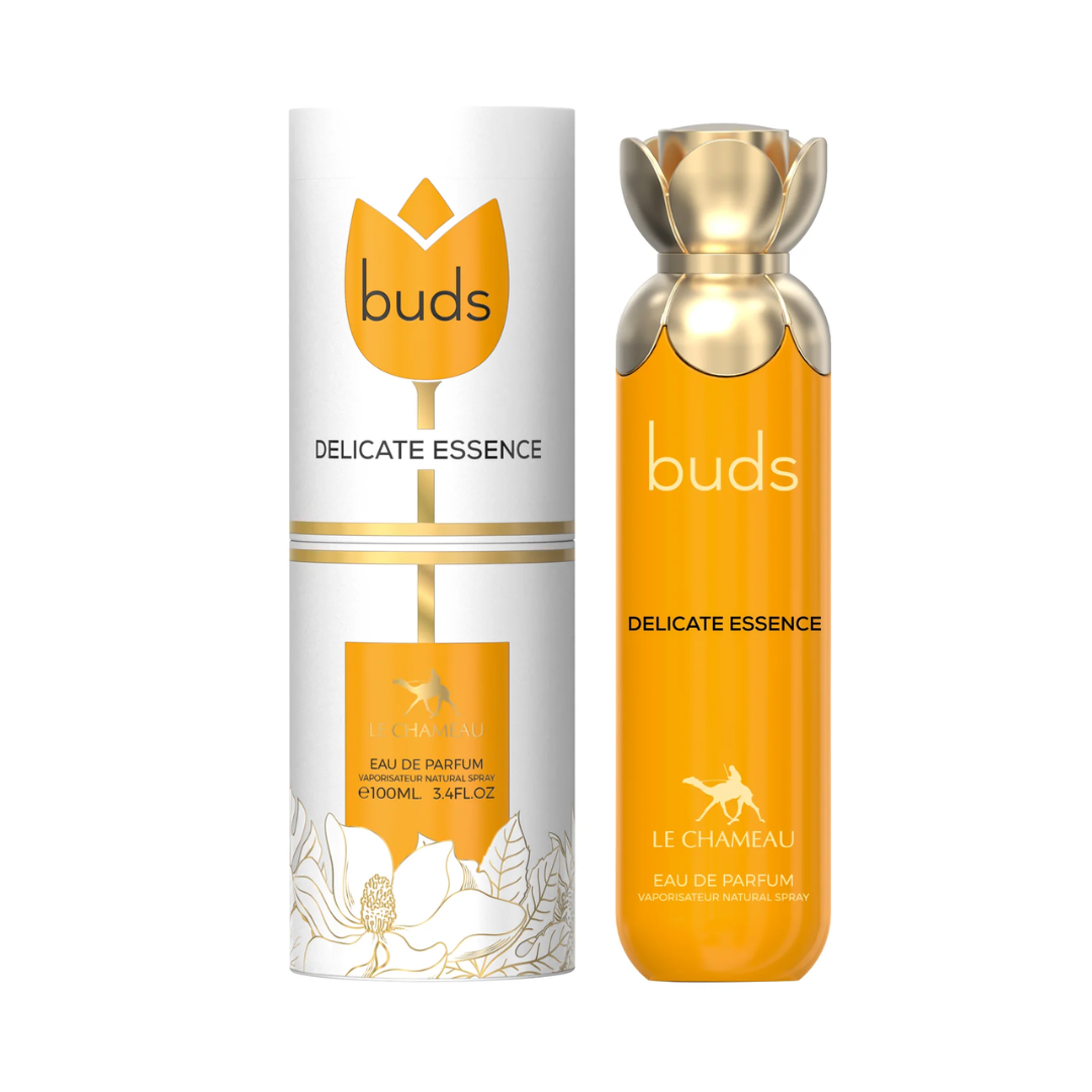 Le Chameau Buds Delicate Essence Eau de Parfum 100ml perfume bottle