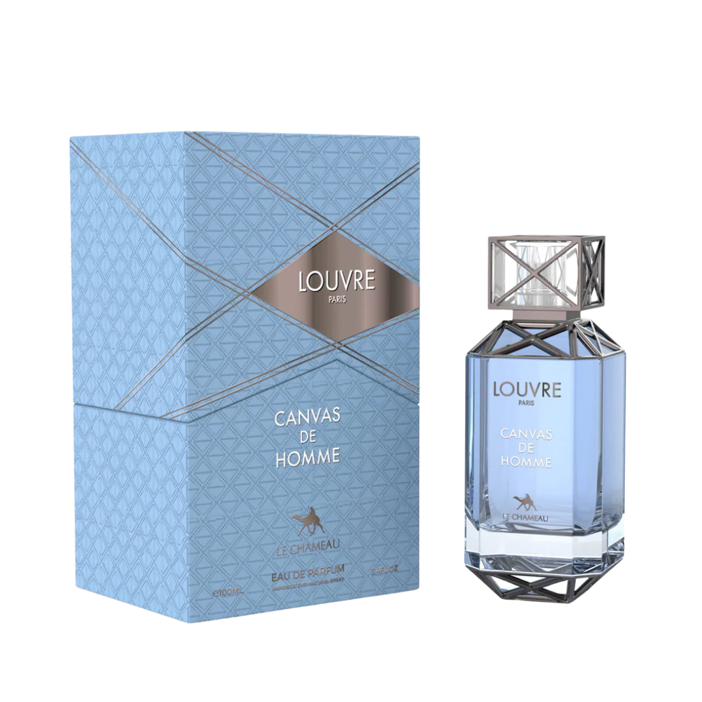 Le Chameau Louvre Paris Canvas De Homme Eau de Parfum 100ml bottle