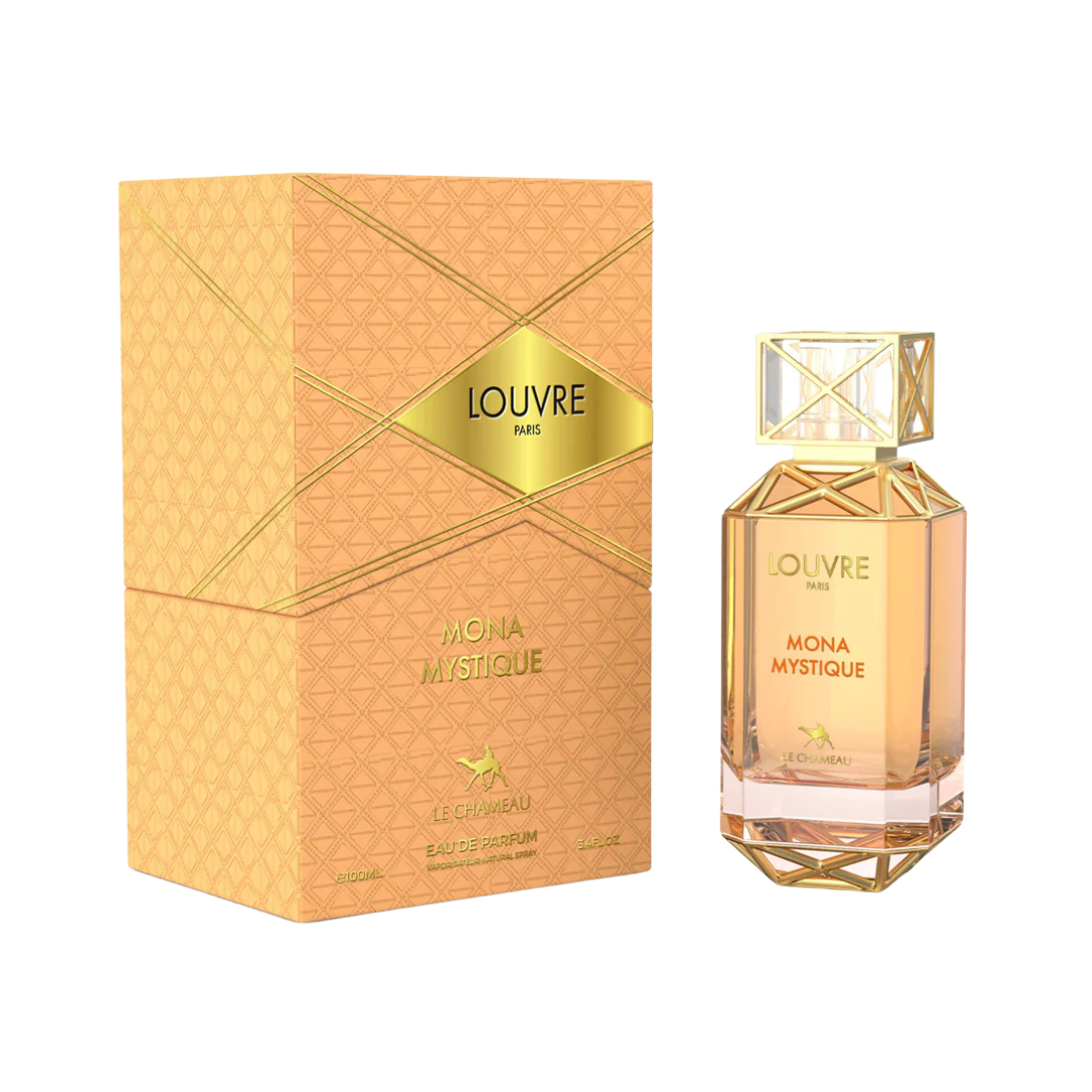 Le Chameau Louvre Paris Mona Mystique Eau de Parfum 100ml bottle and box