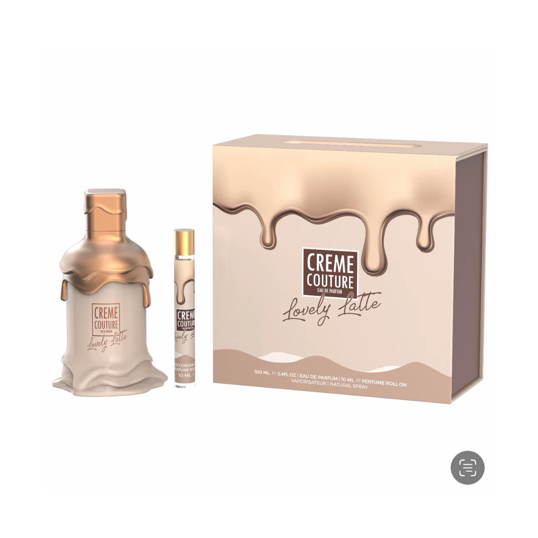 Le Chameau Creme Couture Lovely Latte perfume bottle and gift set