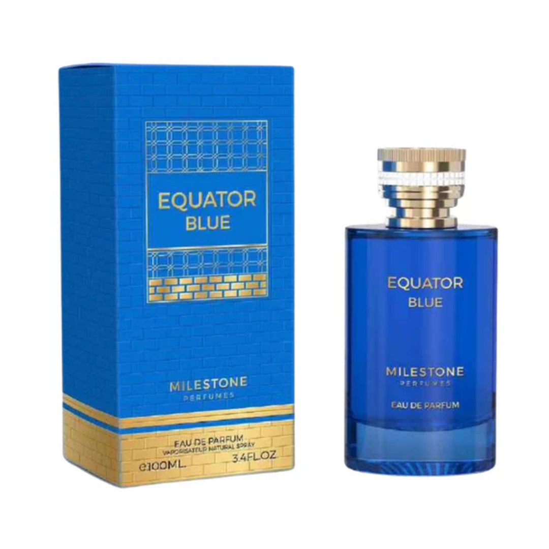 Milestone Equator Blue Eau de Parfum 100ml bottle