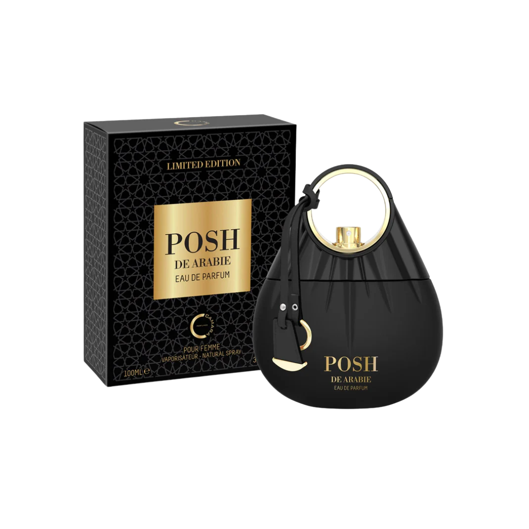 Milestone Posh de Arabie 100ml bottle with woody leather and rose fragrance notes