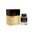 Milestone Sunset 100ml EDP with elegant gold and black packaging.