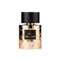 Paris Corner Emir Arcana 100ml Eau de Parfum unisex fragrance bottle with black cap and gold geometric design displayed on a white background