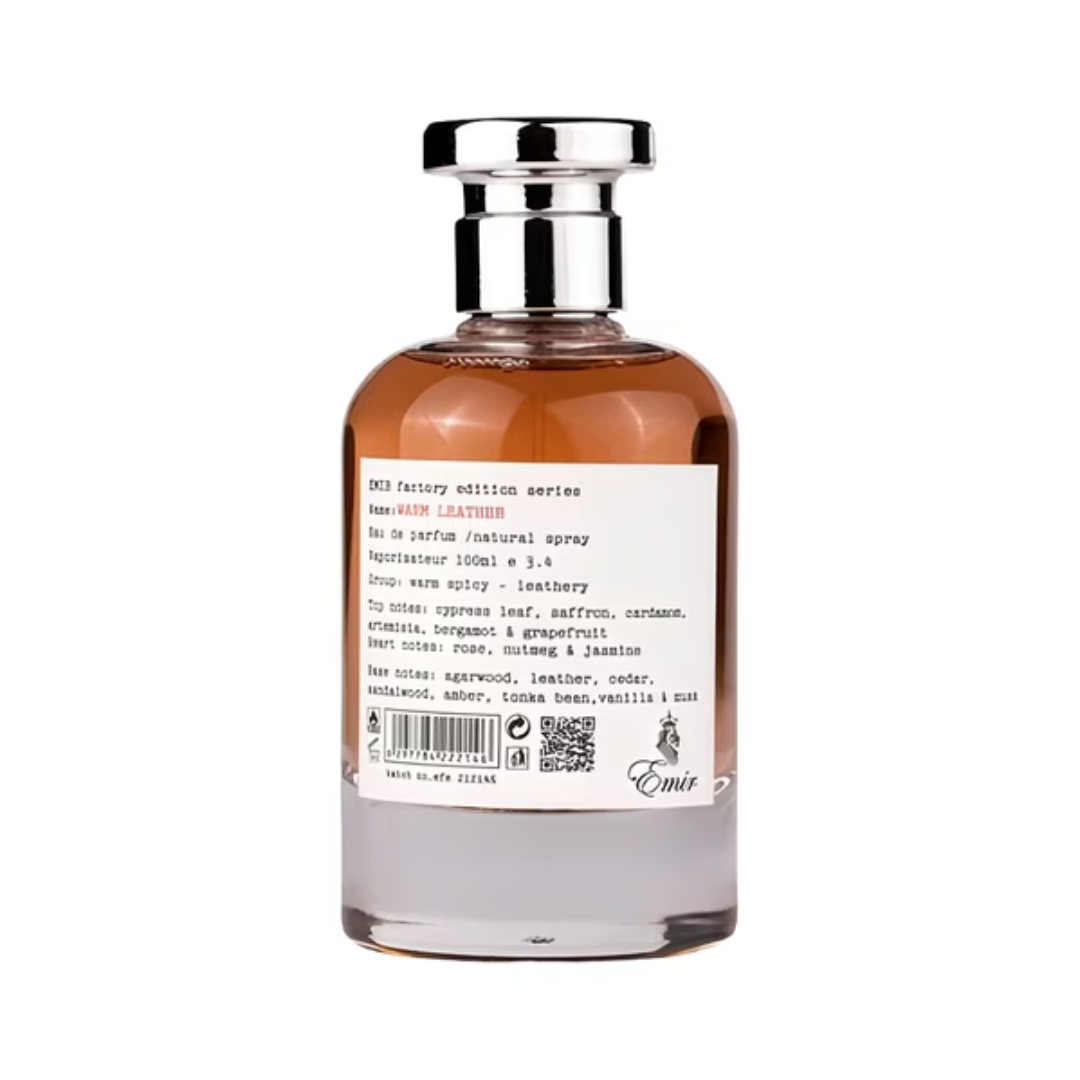 Paris Corner Emir Factory Edition Warm Leather Eau de Parfum 100ml bottle