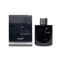 Pendora Scents Black Legendary 100ml bottle with pineapple, cedar, and amber notes, offering a bold, woody men's fragrance.